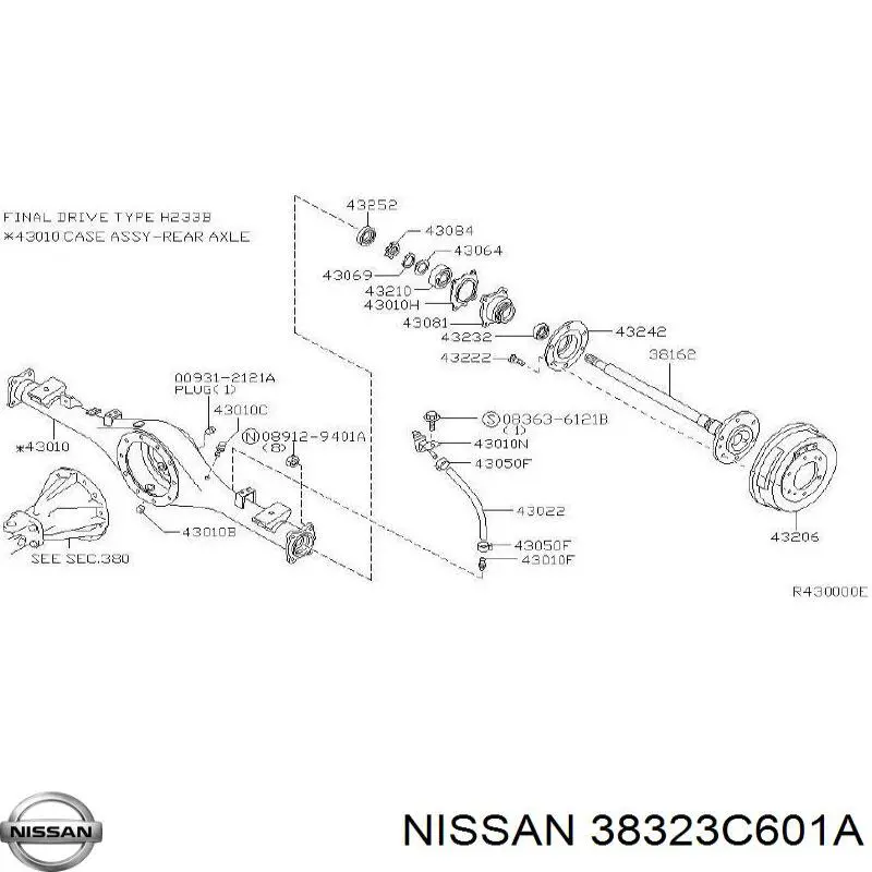 38323C601A Nissan/Infiniti 