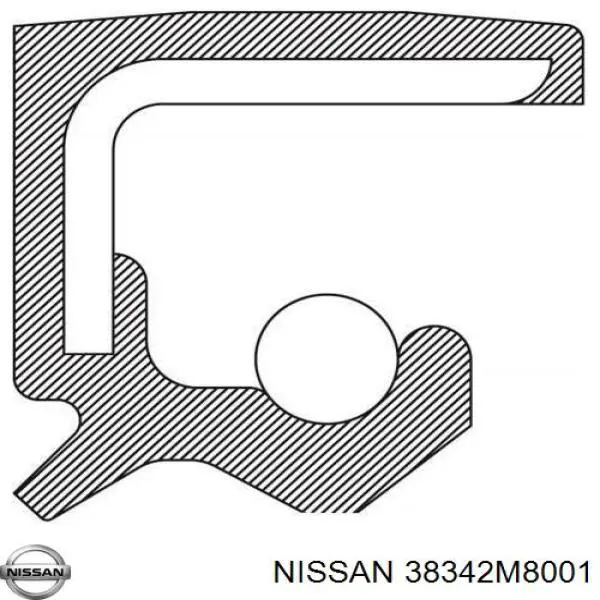 Сальник піввісі переднього моста, лівої Musashi N2195 ціна, від 2.44 USD