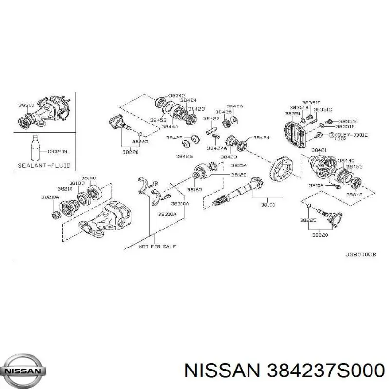  384237S000 Nissan