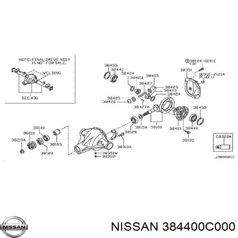 384400C000 Nissan 