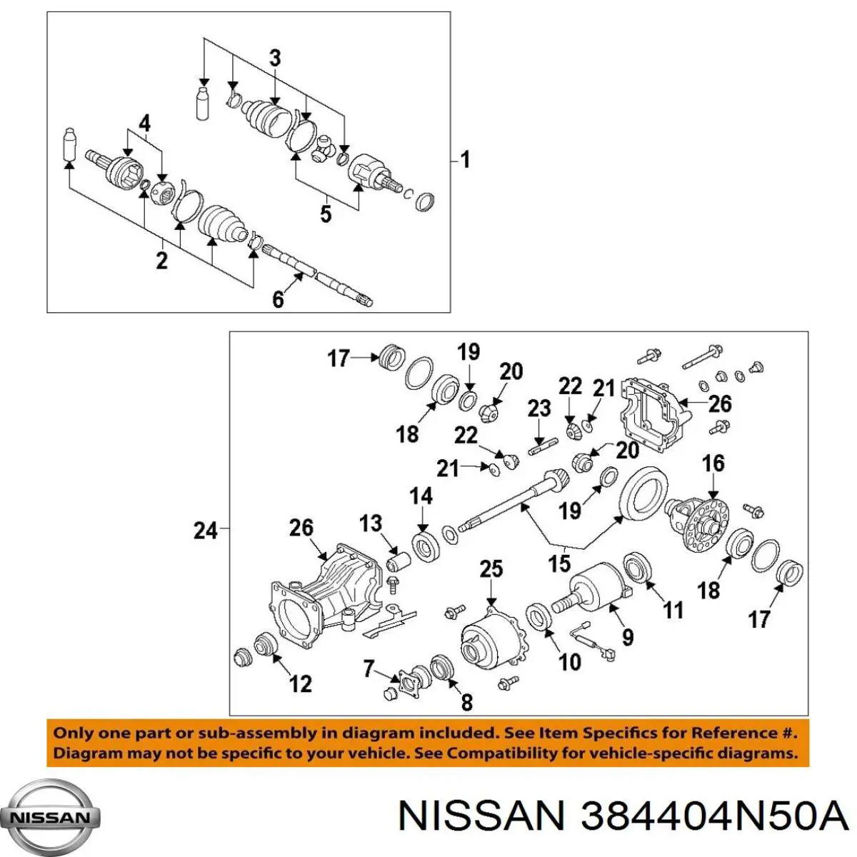  384404N50A Nissan