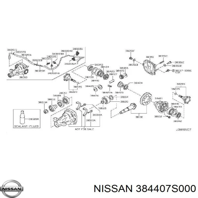 384407S000 Nissan/Infiniti 