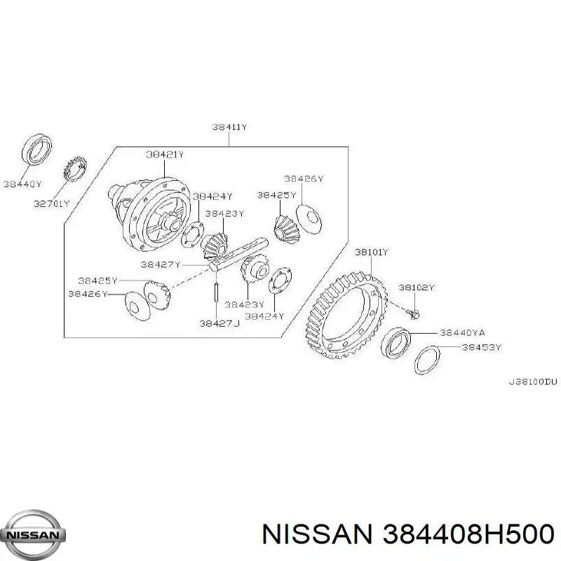  Nissan/Infiniti 384408H500 ціна, від 35.29 USD