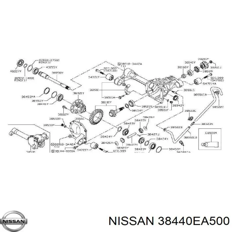  Nissan/Infiniti 38440EA500 ціна, від 23.58 USD