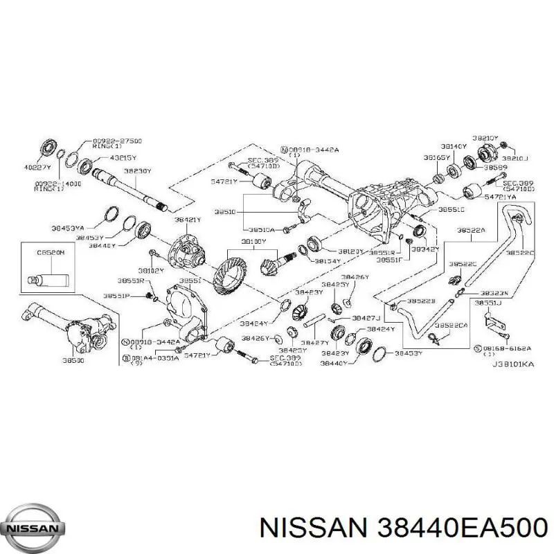  38440EA500 Nissan