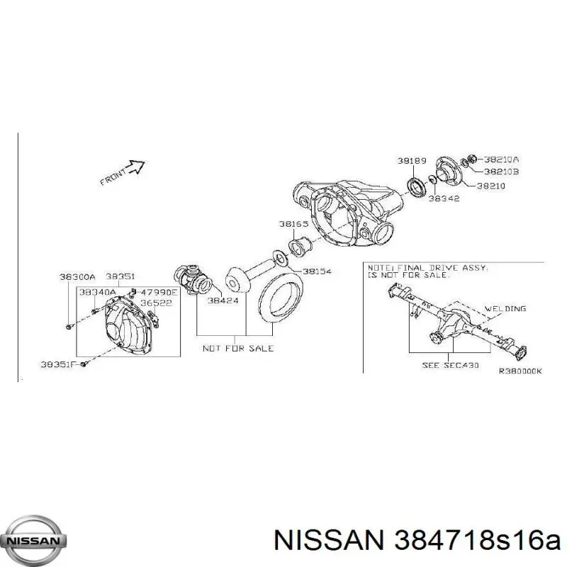  384718S16A Nissan