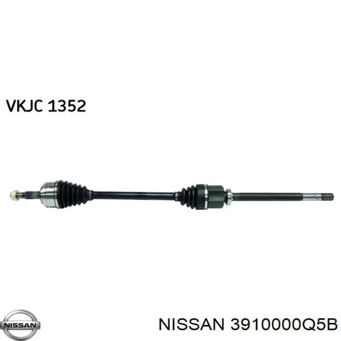 3910000Q5B Nissan/Infiniti Привід передній правий