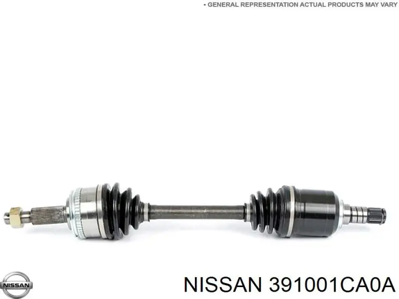 391001CA0A Nissan піввісь (привід передня, права)