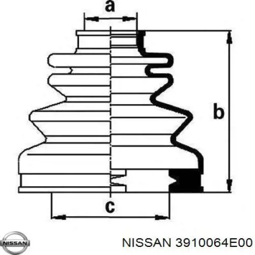 Граната колісна Nissan/Infiniti 3910064E00 ціна, від 40.71 USD