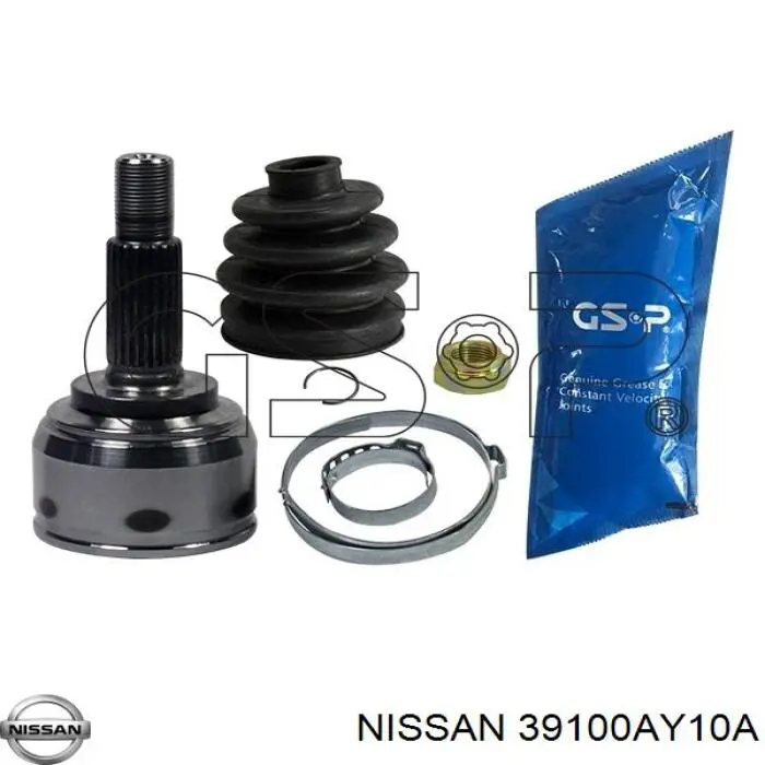 Піввісь права 39100AY10A Nissan/Infiniti