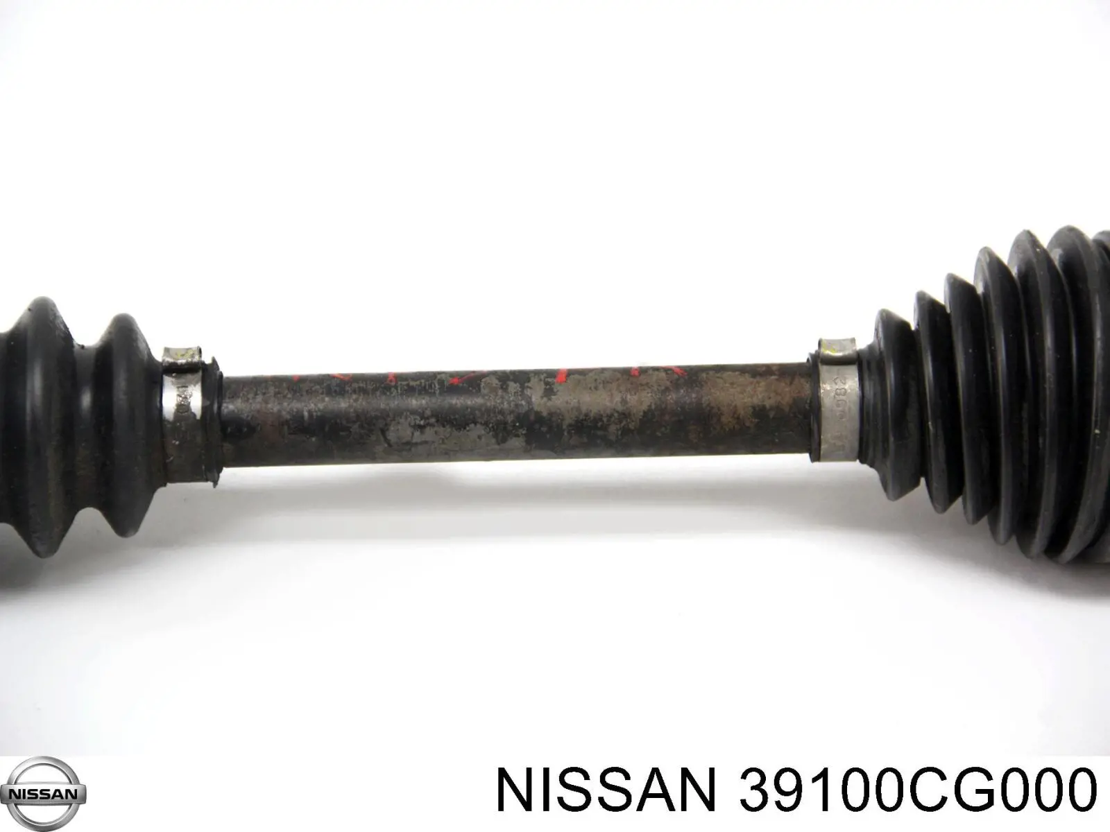 39100CG000 Nissan піввісь (привід передня, права)
