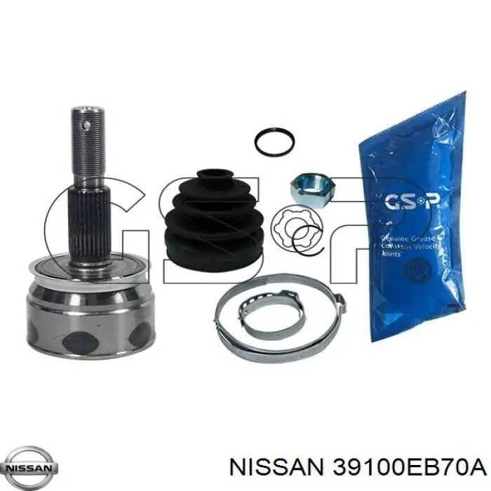 39100EB70A Nissan/Infiniti Привід передній правий