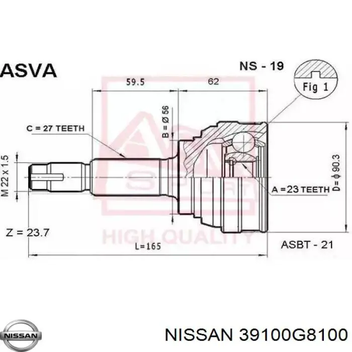  39100G8100 Nissan