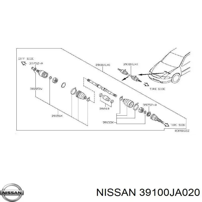  XX39100JA020 Market (OEM)