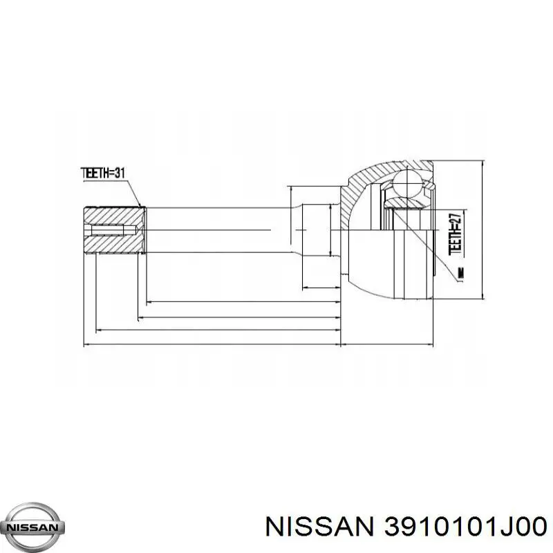  3910101J00 Nissan