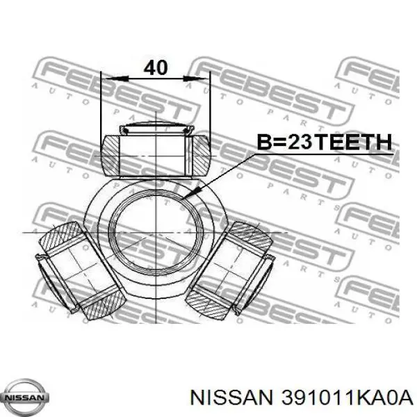 391011KA0A Nissan/Infiniti Привід лівий