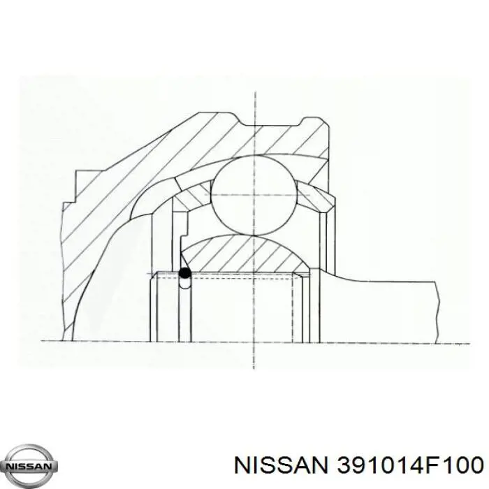 Купити 391014F100 Nissan/Infiniti Ліва піввісь