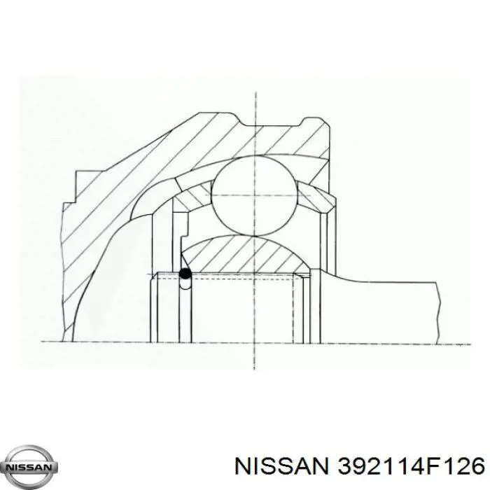 Граната колісна Nissan/Infiniti 392114F126 ціна, від 23.10 USD