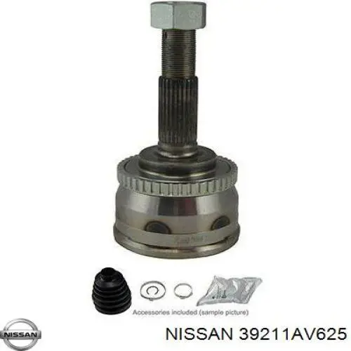 Граната колісна Nissan/Infiniti 39211AV625 ціна, від 33.10 USD
