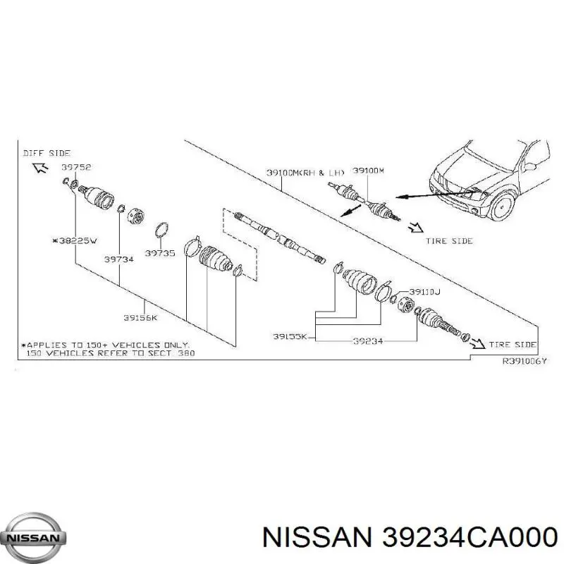  39234CA000 Nissan