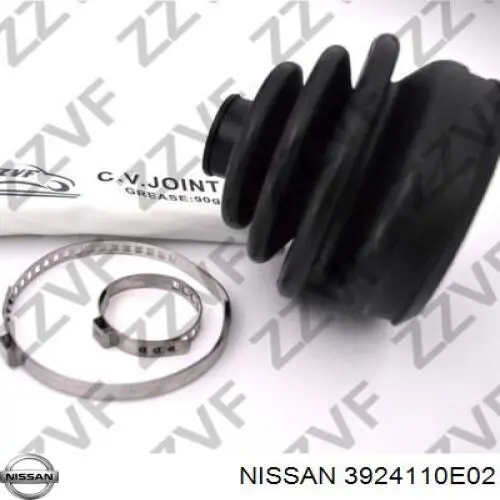 3924110E02 Nissan/Infiniti Пильник ШРУСа зовнішній, передній піввісі
