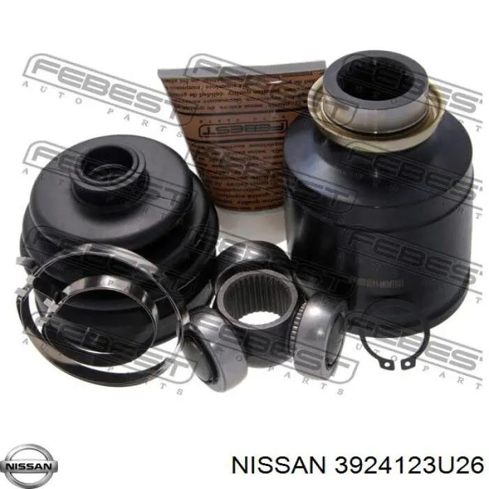 Пильник шарніра кутових швидкостей зовнішній передній Nissan/Infiniti 3924123U26 ціна, від 9.75 USD