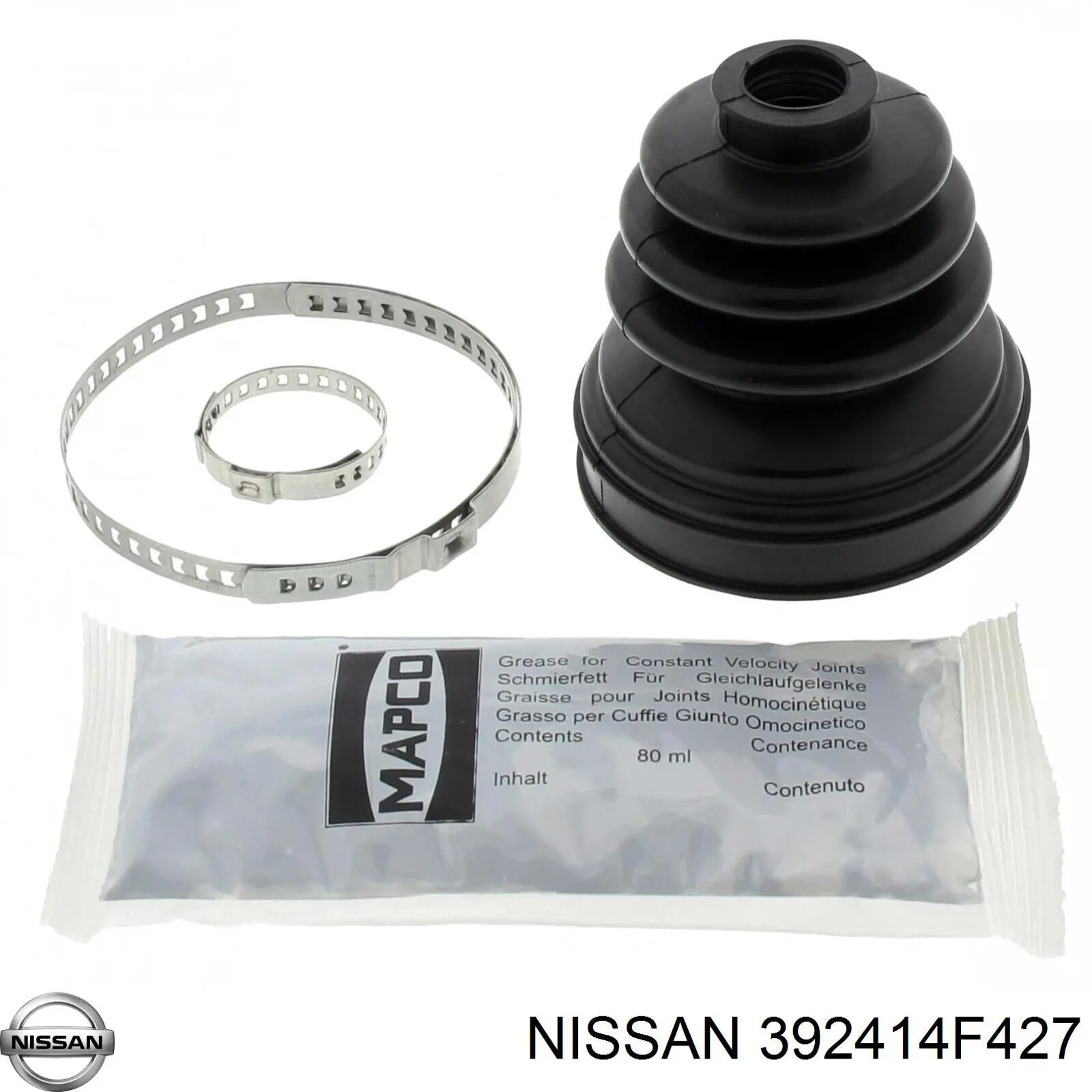 Купити 392414F427 Nissan/Infiniti Пильник шарніра приводу
