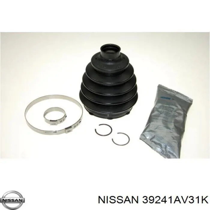 39241AV31K Nissan/Infiniti Пильник ШРУСа зовнішній, передній піввісі