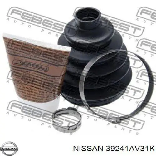Пильник шарніра кутових швидкостей зовнішній передній Nissan/Infiniti 39241AV31K ціна, від 16.60 USD