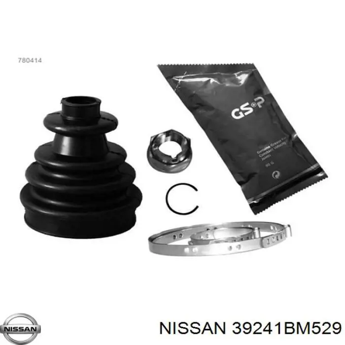 Пильник шарніра кутових швидкостей зовнішній передній Nissan/Infiniti 39241BM529 ціна, від 15.20 USD