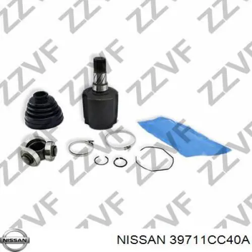 Шарнір кутових швидкостей передній лівий Nissan/Infiniti 39711CC40A ціна, від 72.57 USD