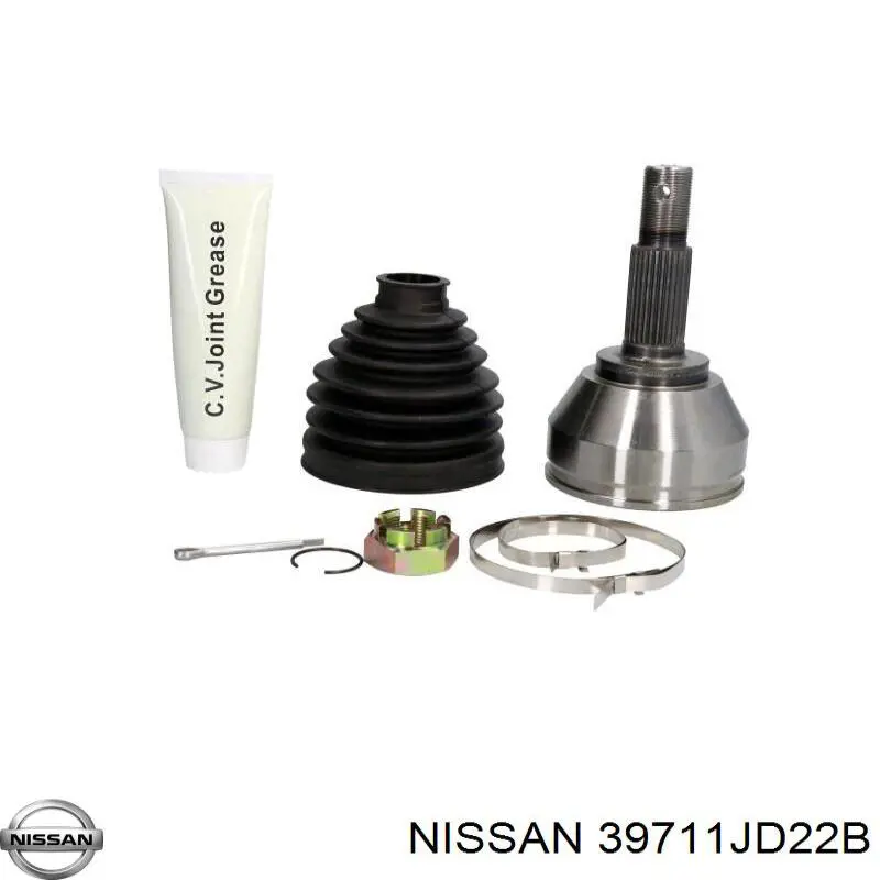 Шарнір кутових швидкостей передній лівий Nissan/Infiniti 39711JD22B ціна, від 164.70 USD