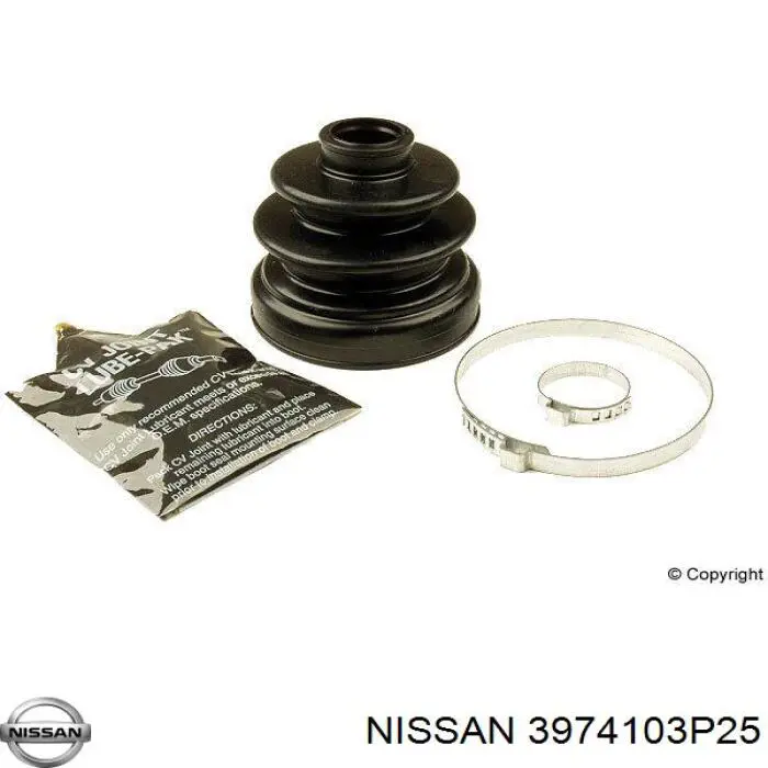 Купити 3974103P25 Nissan/Infiniti Пильник шарніра кутових швидкостей внутрішній задній