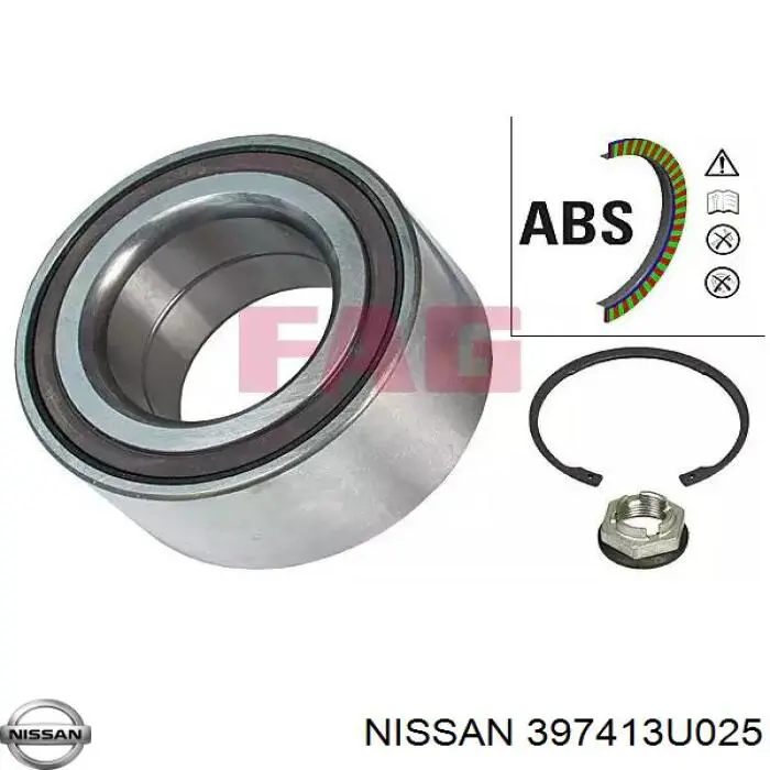 Купити 397413U025 Nissan/Infiniti Пильник шарніра кутових швидкостей внутрішній передній