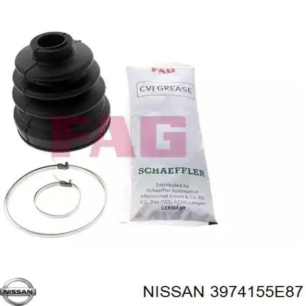 Пильник гранати внутрішній, передній півосі Nissan/Infiniti 3974155E87 ціна, від 6.53 USD