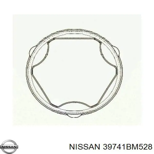 Пильник ШРУСа внутрішній 39741BM528 Nissan/Infiniti
