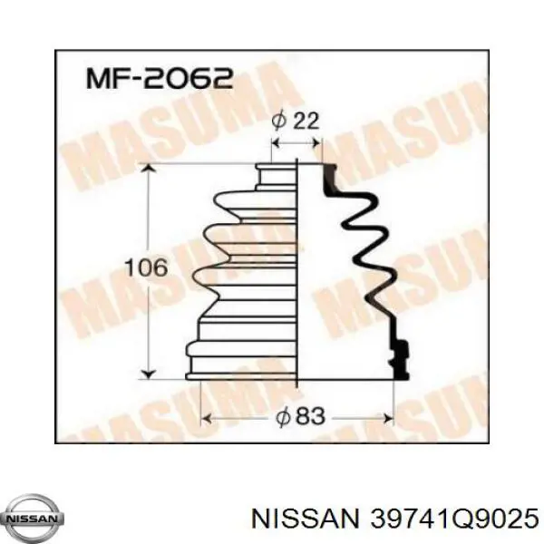  39741Q9025 Nissan