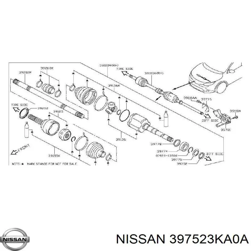 397523KA0A Nissan/Infiniti 