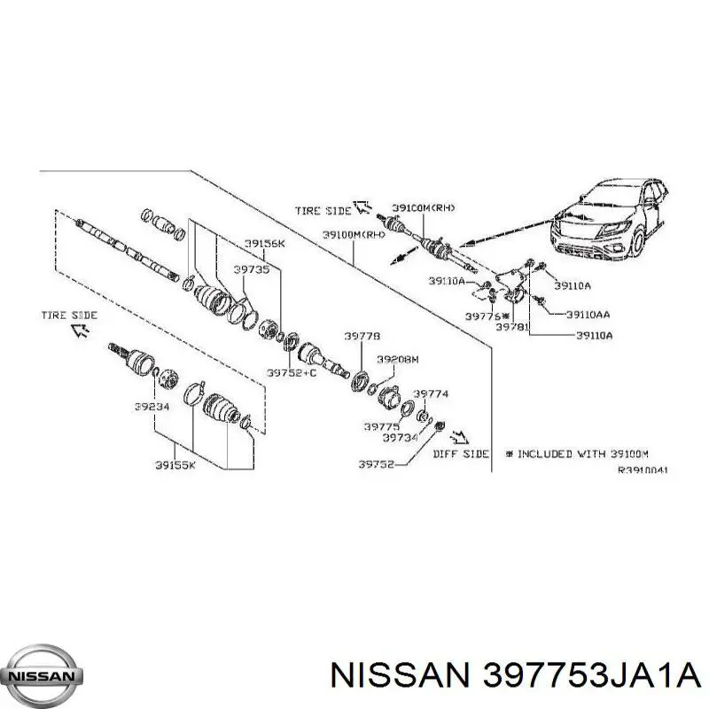397753JA1A Nissan/Infiniti 