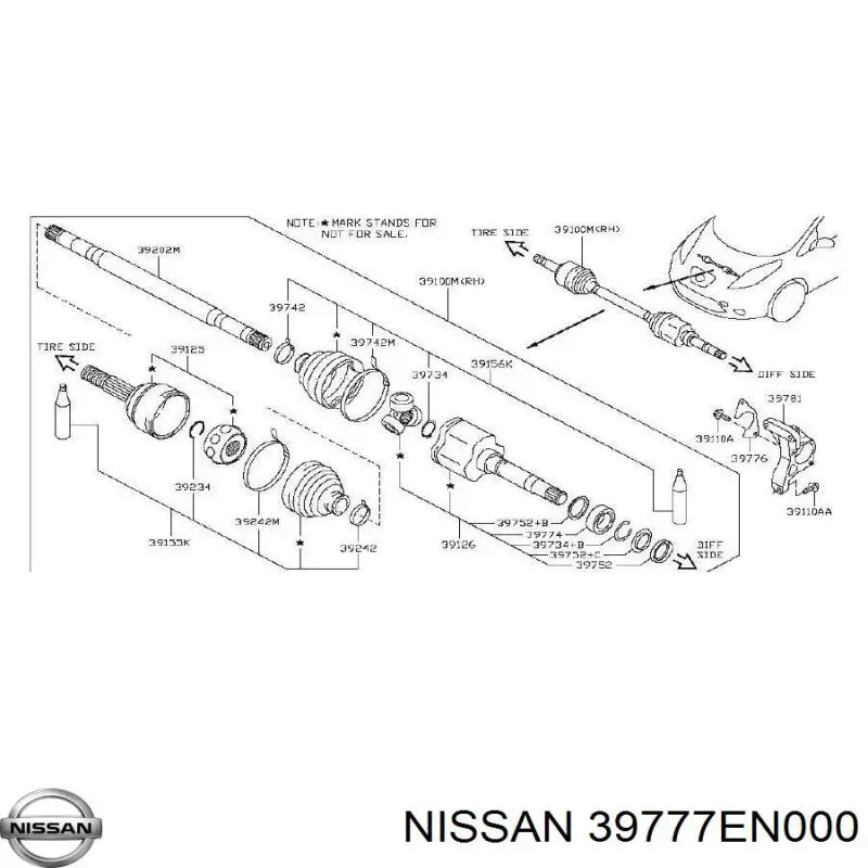  39777EN000 Nissan