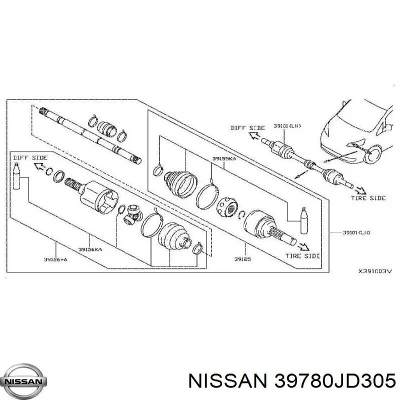  39780JD305 Nissan