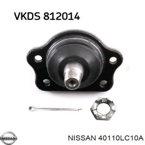 40110LC10A Nissan/Infiniti Кульова опора, верхня