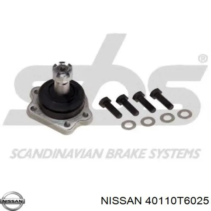 Кульова опора, верхня Nissan/Infiniti 40110T6025 ціна, від 13.93 USD