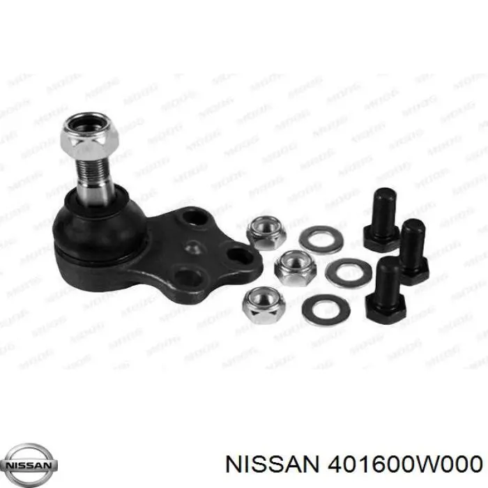 Кульова опора, нижня Nissan/Infiniti 401600W000 ціна, від 12.53 USD