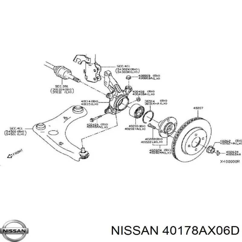 40178AX06D Nissan/Infiniti 