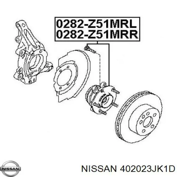 Маточина (передня) на Nissan Murano  Z52