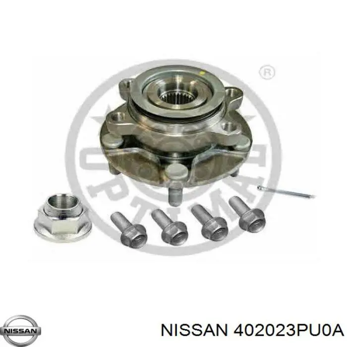 Купити 402023PU0A Nissan/Infiniti Маточини передніх коліс