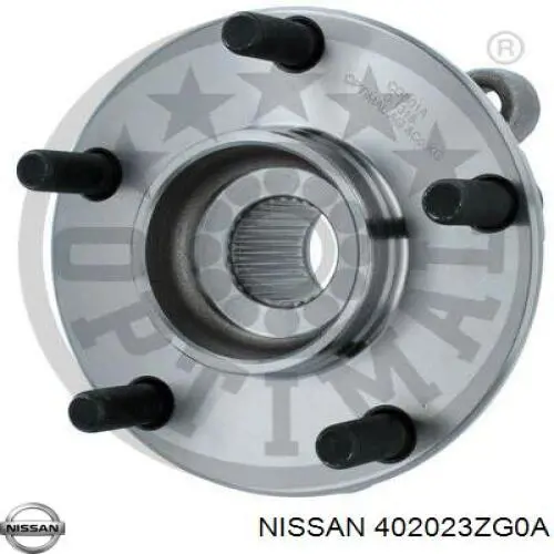 Маточина колеса передня Nissan/Infiniti 402023ZG0A ціна, від 77.75 USD