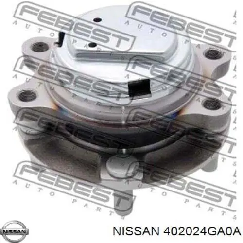 402024GA0A Nissan маточина передня
