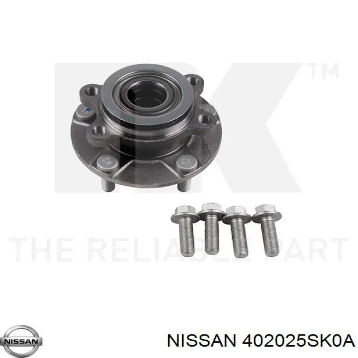 Маточина передня 402025SK0A Nissan